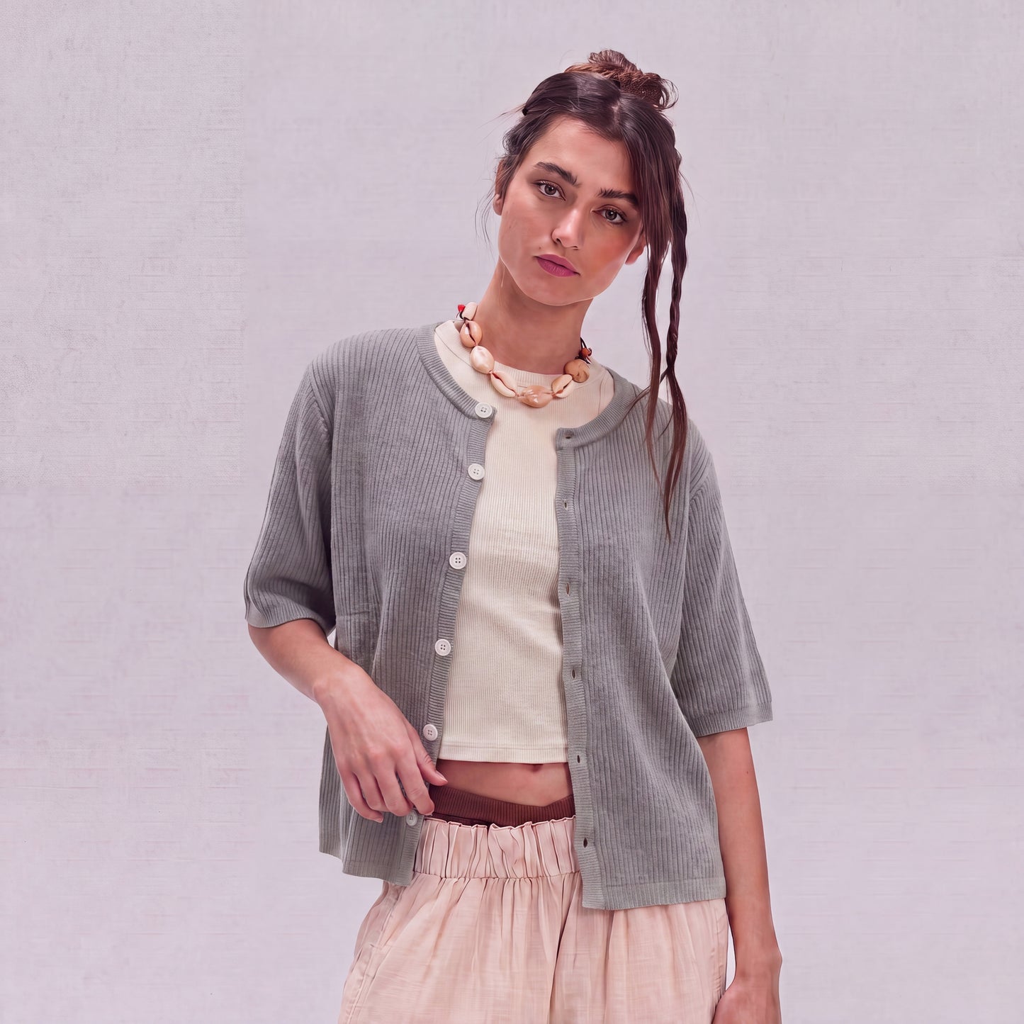 Nalvo™ Linen Cardigan