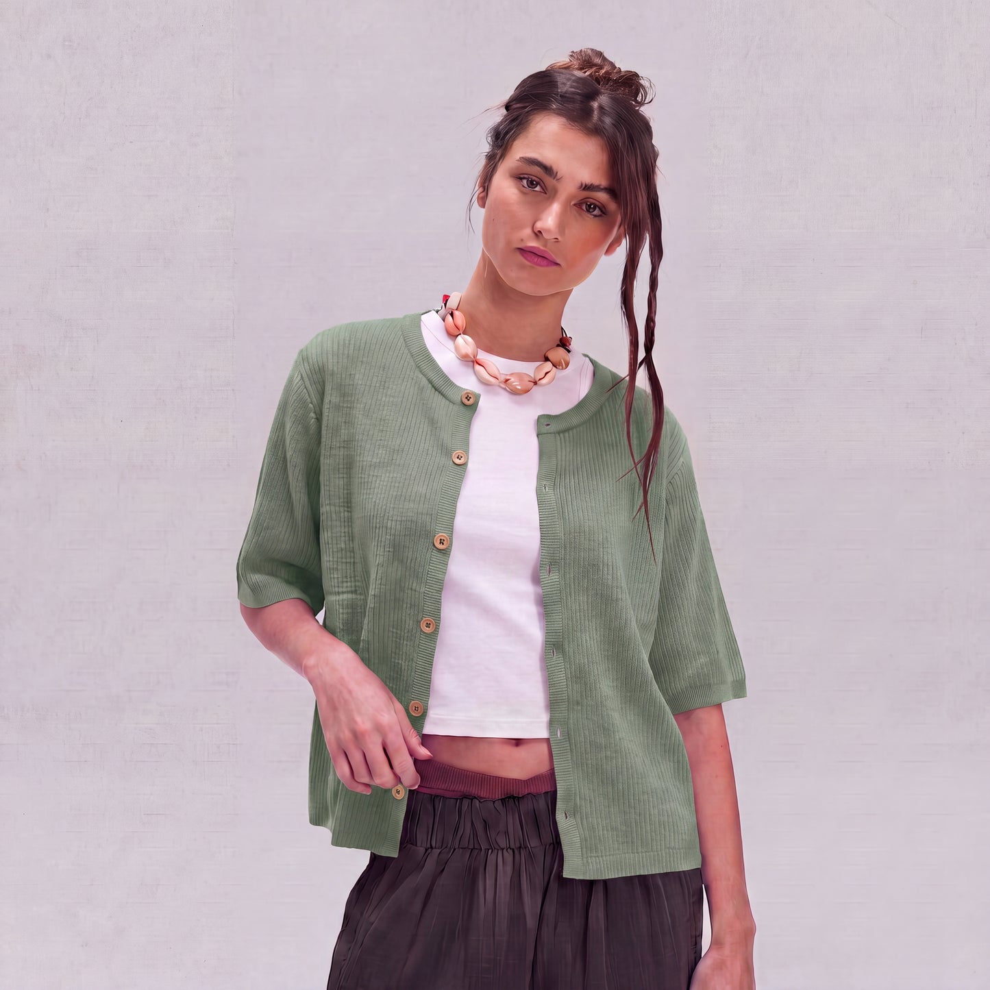 Nalvo™ Linen Cardigan